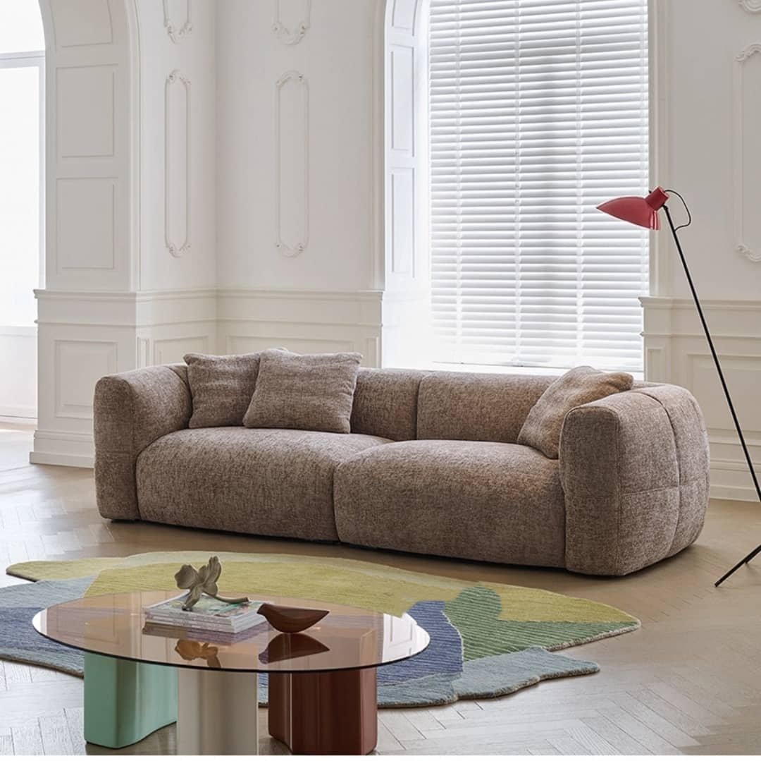 HEAVENLY 4 SEATER SOFA IN KHAKI
