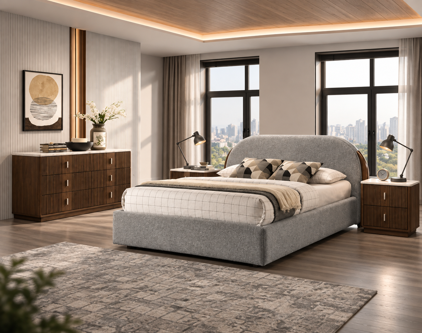 VERONA BEDROOM SET — KING SIZE